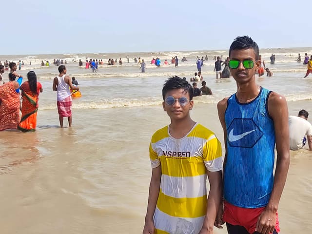 In Digha Sea Beach